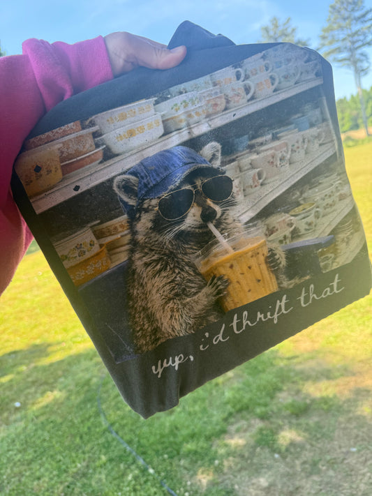 I’d thrift that racoon